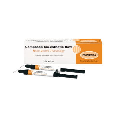 Flowable composite dental material - Composan bio-esthetic flow ...