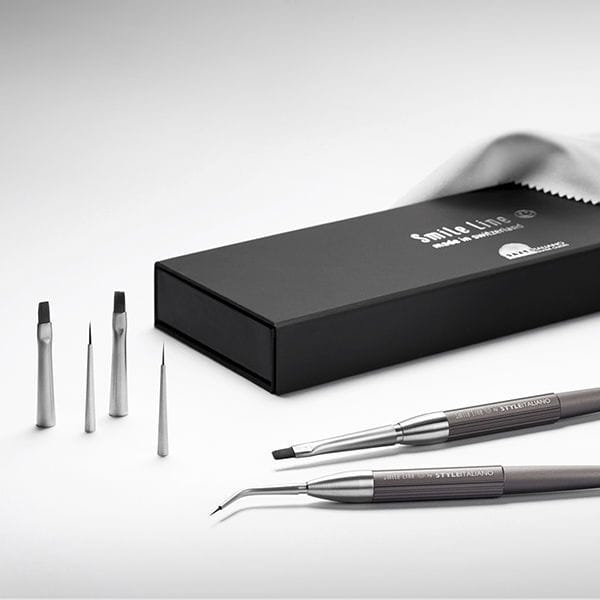 Dental laboratory brush COMPOBRUSH SMILE LINE SA