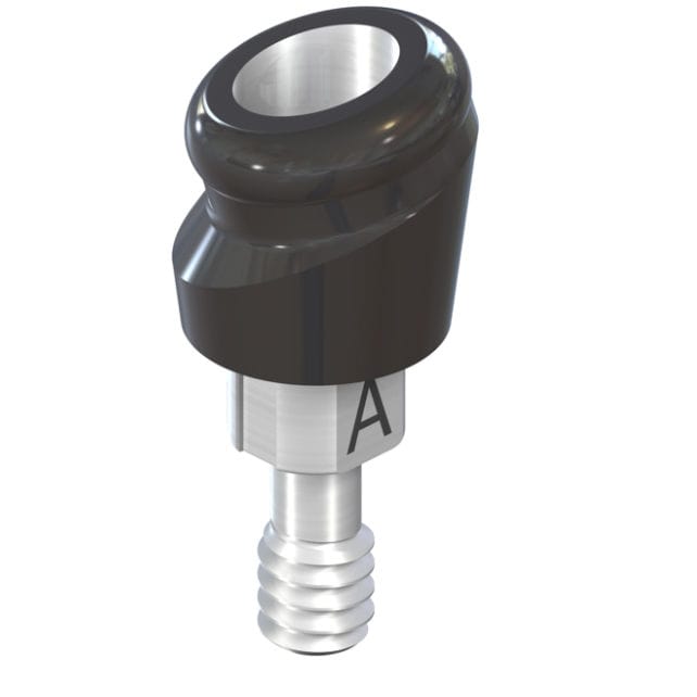 Titanium implant abutment NNC Novaloc® Institut Straumann