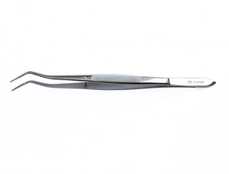 Surgical dental tweezers 16 Wittex curved