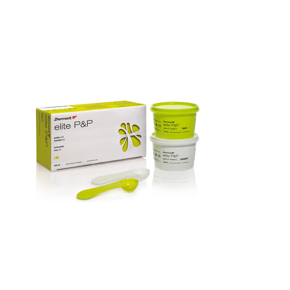 Silicone dental material Elite P&P Putty Soft Zhermack for