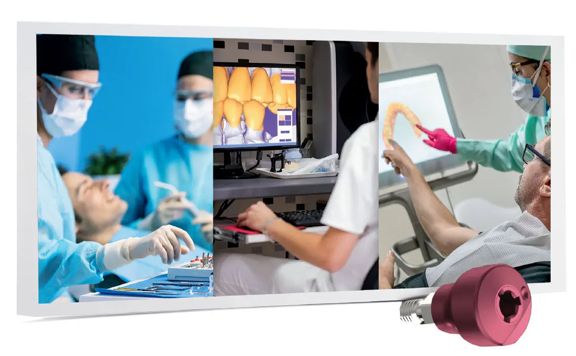 Cylindrical healing abutment - Encode® - Zimmer Dental - titanium