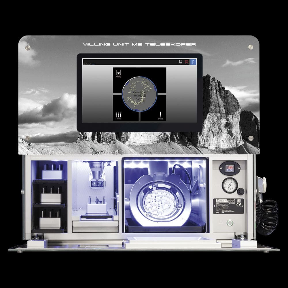 CAD/CAM milling machine M2 Teleskoper Zirkonzahn dental / ceramic