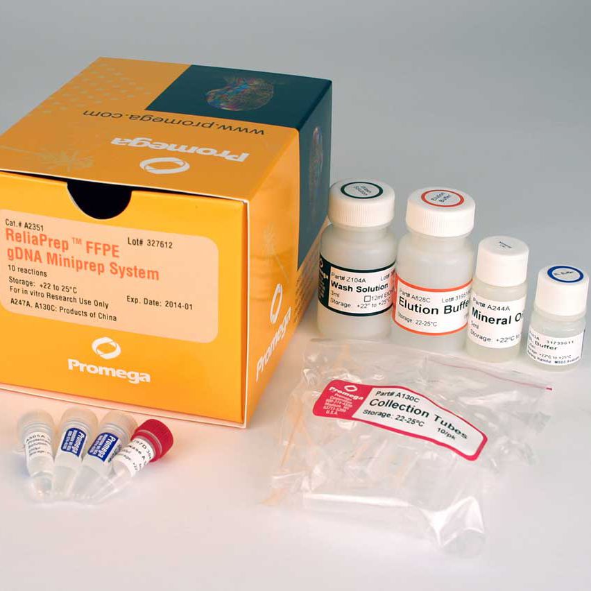 dna extraction reagent kit reliaprep ffpe promega france ffpe tissues ethanol