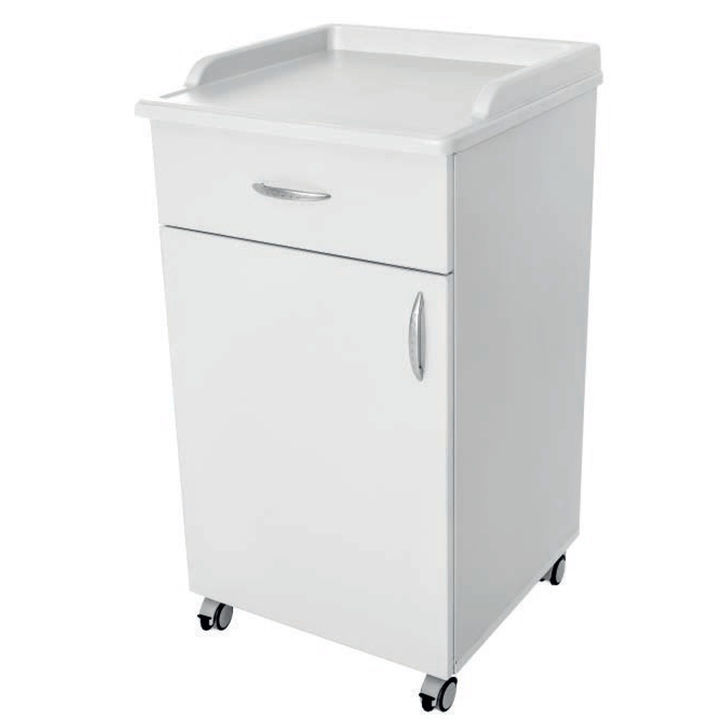 Bedside on casters MS 2120 MESPA with drawers