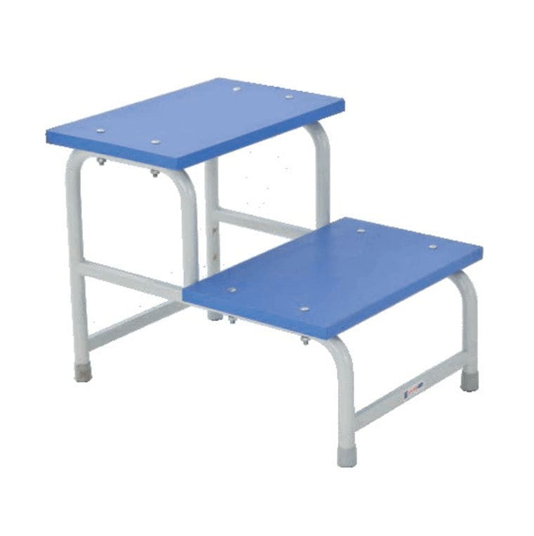 2-step step stool - MS 1660 - MESPA - wooden