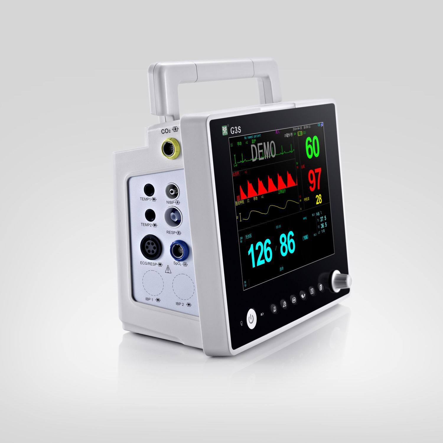 ECG patient monitor / respiratory rate / temperature / CO2 G3S