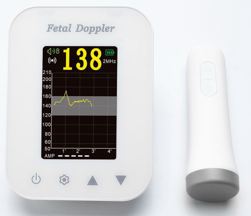 Fetal doppler - G6D-860 - General Meditech - pocket / with heart rate  monitor / color