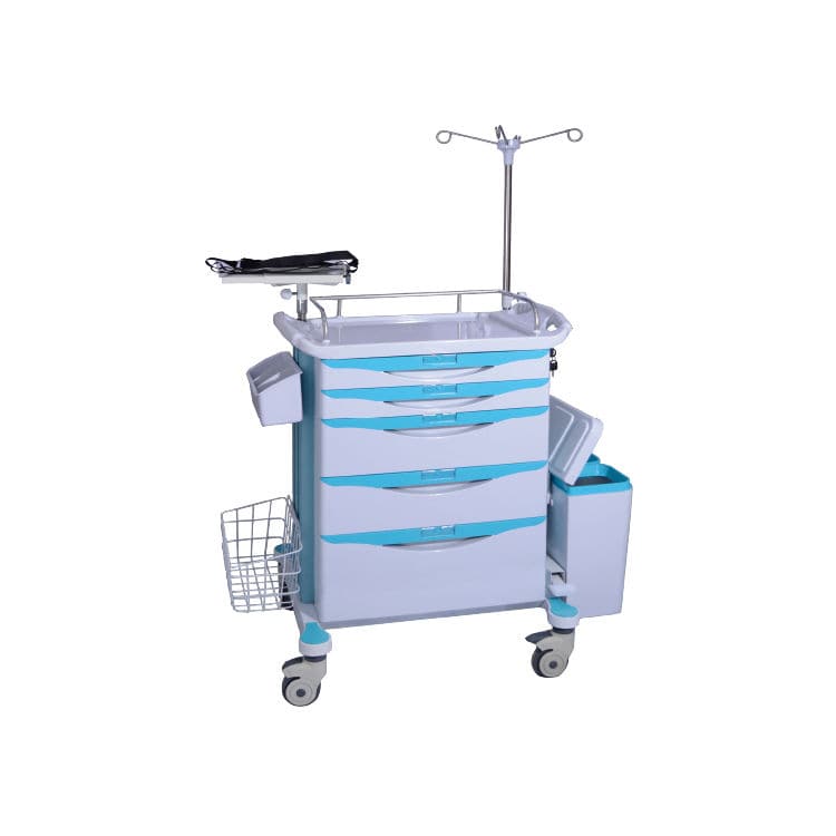 Emergency trolley - YFS-004 - Jiangsu Yongfa Medical Equipment ...