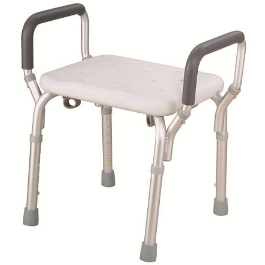 Shower stool A2032 Merits Health Products with armrests