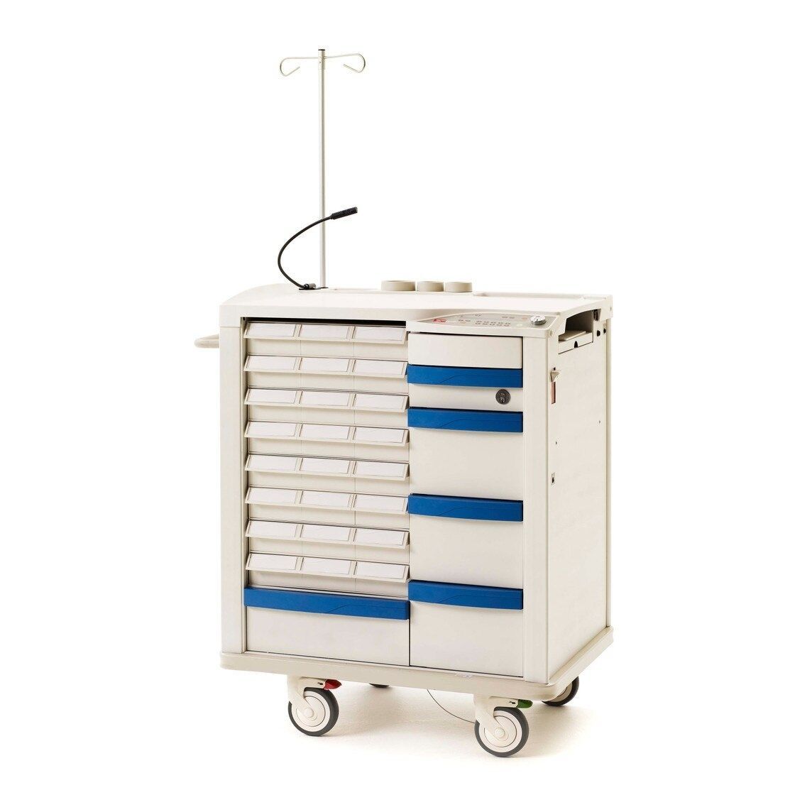 Medical trolley Lionville Med 600 InterMetro medication / transport / storage