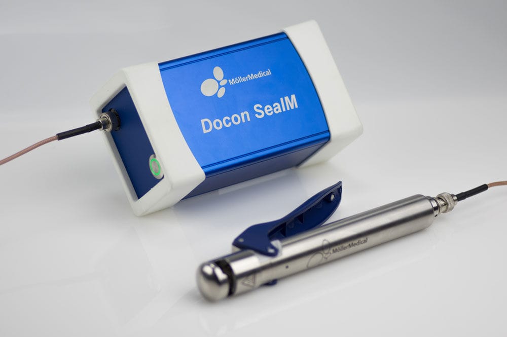 Automated sealer Docon® Moeller Medical portable / sterile tube