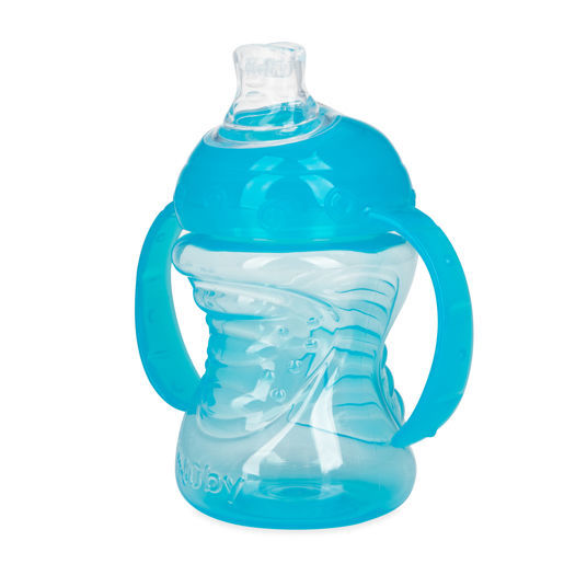 Silicone baby bottle - GripN'Sip™ - Nuby