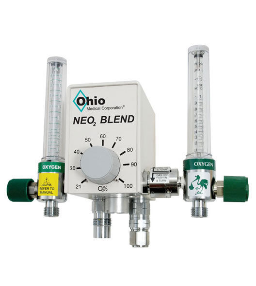 Oxygen gas blender / air / respiratory / N2O - 6750-0018-907 - Ohio Medical