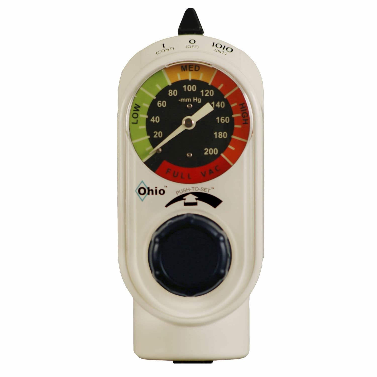 Plugin type vacuum regulator PushToSet™ Ohio Medical