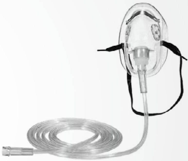 Plastic resuscitation mask 02FM4999CS OTwo Medical Technologies