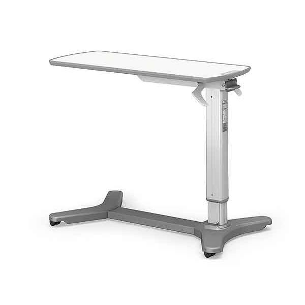 Overbed table on casters PARAMOUNT BED heightadjustable / hydraulic