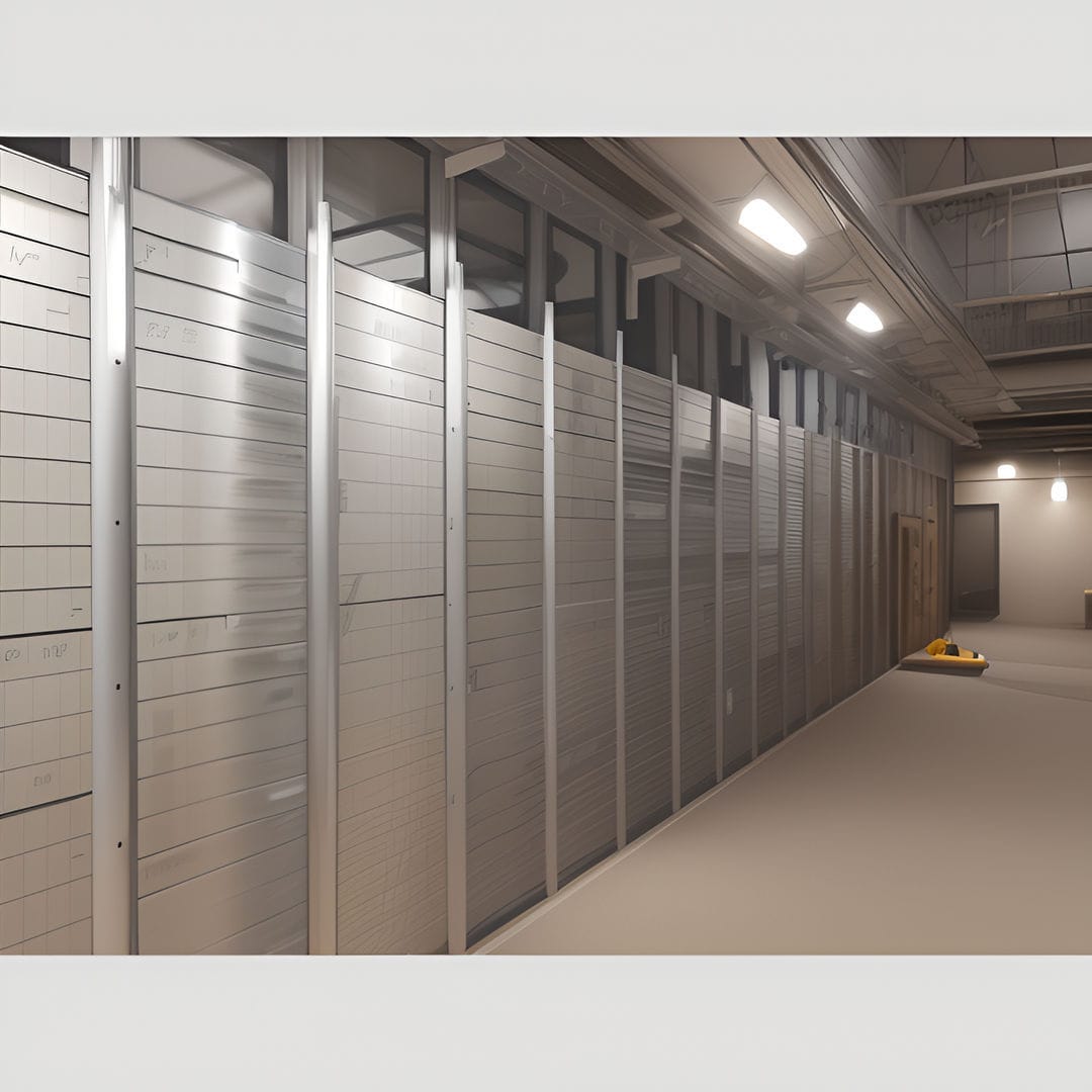 Nuclear medecine room radiation shielding wall DIB Radioprotection