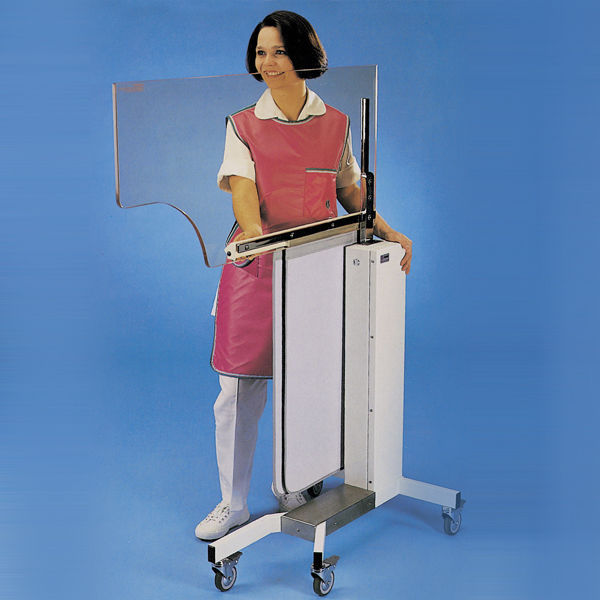 Xray radiation shielding screen VSP41 Cablas mobile / with window / 0.50 mm