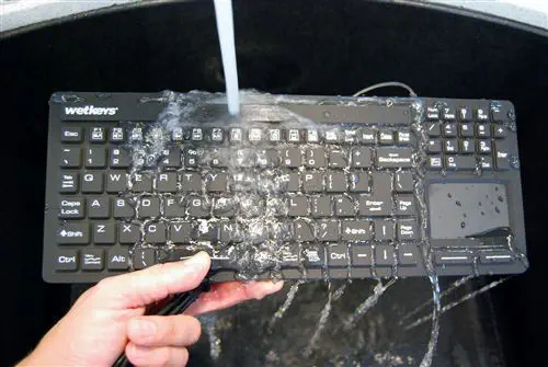 Medical keyboard with touchpad - KBWKRC106T-BK - WETKEYS