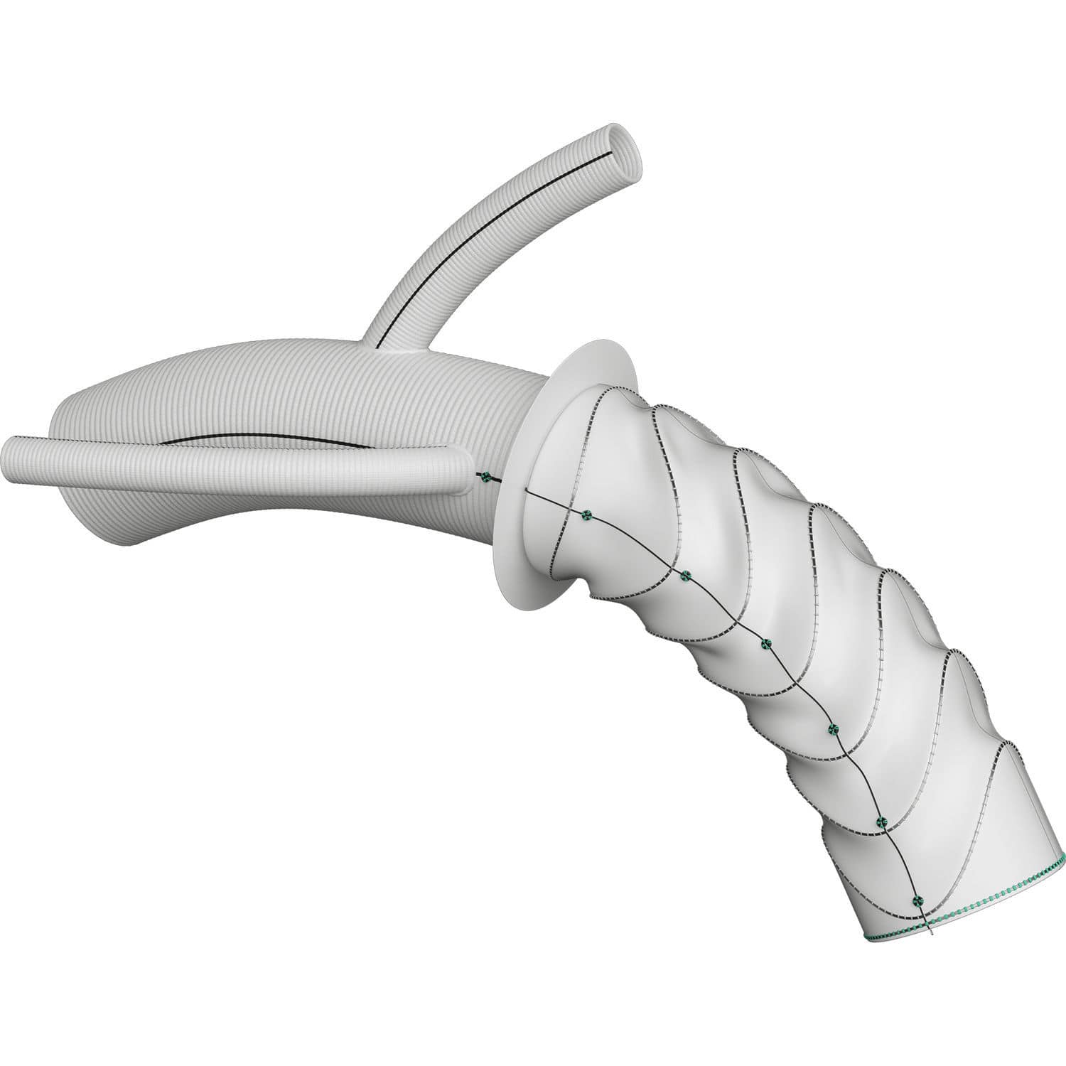 Aortic arch stent graft - Thoraflex™ - Terumo Aortic - nitinol / ePTFE