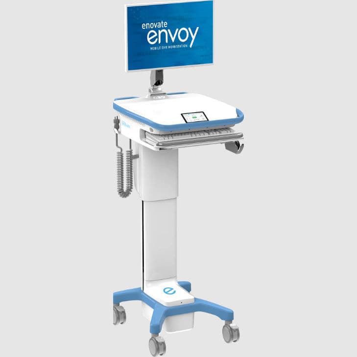 Batterypowered computer cart Envoy™ Enovate