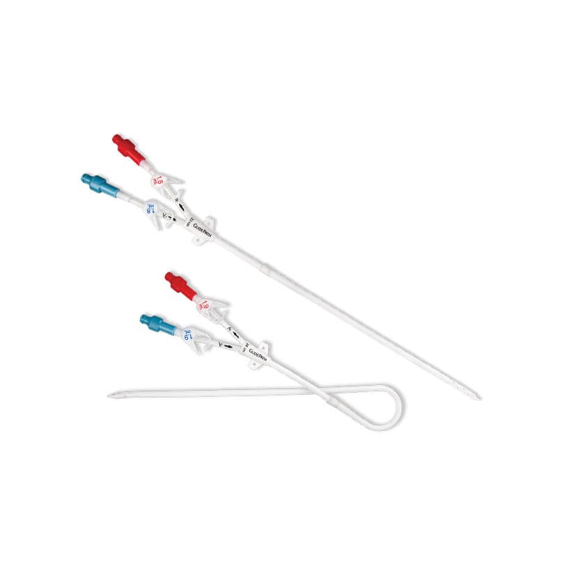 Hemodialysis catheter GLIDEPATH® Bard Medical arterial / doublelumen