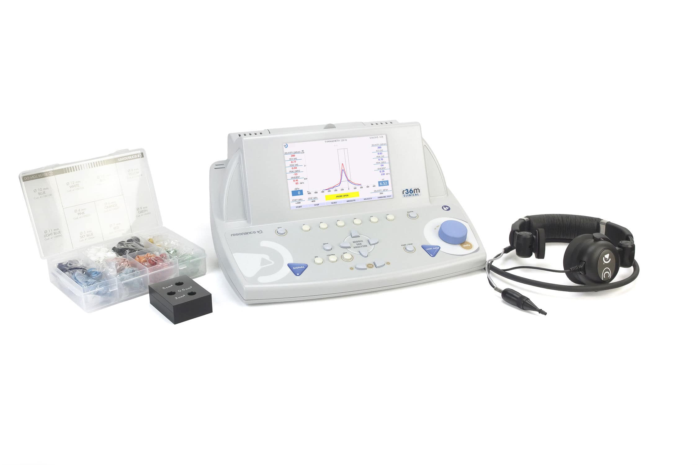 Clinical diagnostic tympanometer R36M Resonance acoustic reflex