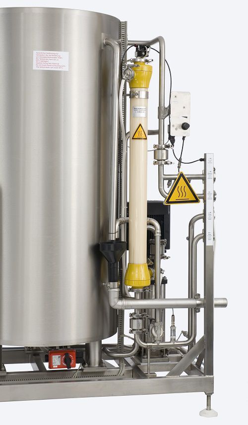 Hemodialysis water treatment plant nephro SAFE DWA hot water rinse