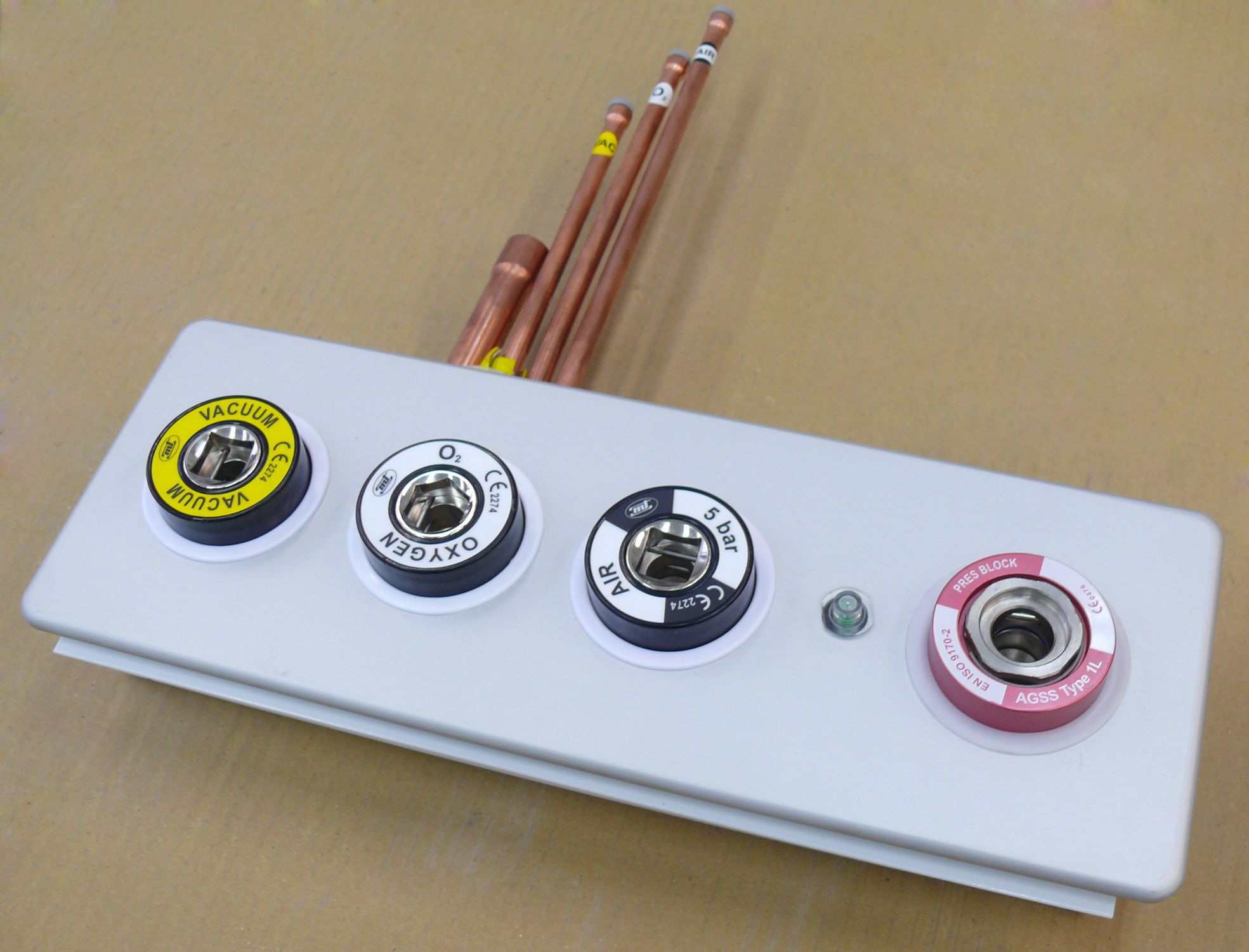 DIN outlet MGRD Medical Technologies LBI for medical gas