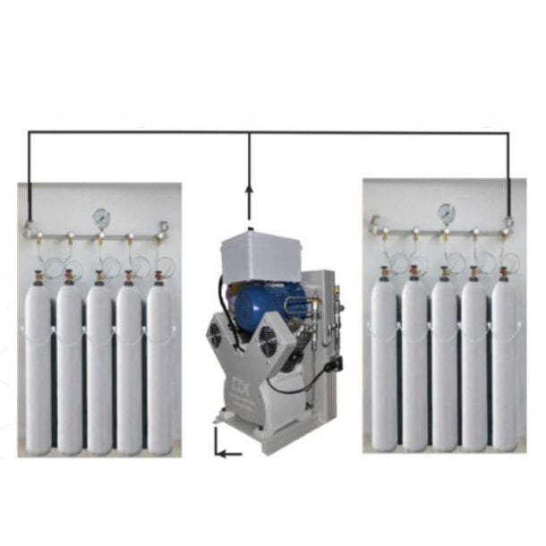 Oxygen cylinder filling system MDPS series Medical Technologies