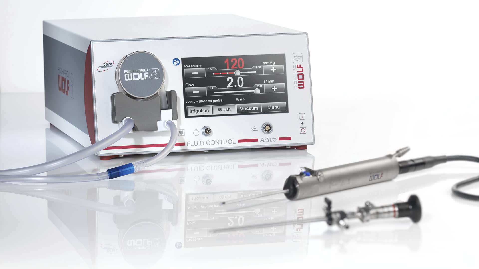 Irrigation + suction fluid management system FLUID CONTROL Arthro