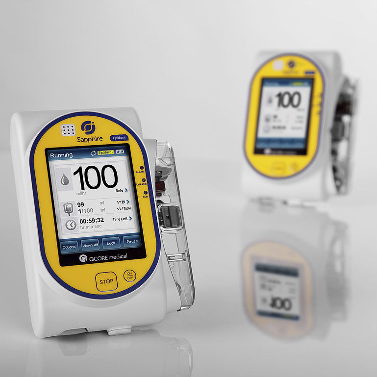 1channel infusion pump Sapphire Epidural QCore ambulatory