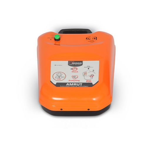 Manual external defibrillator Amrut Nasan Medical Electronics biphasic
