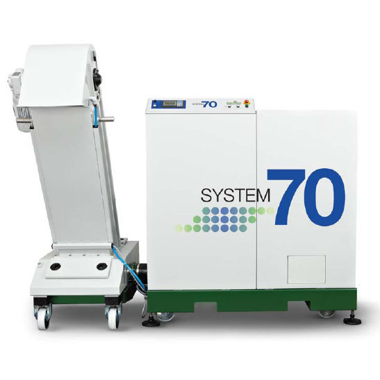 Medical waste treatment system System 70 Sterimed with shredder