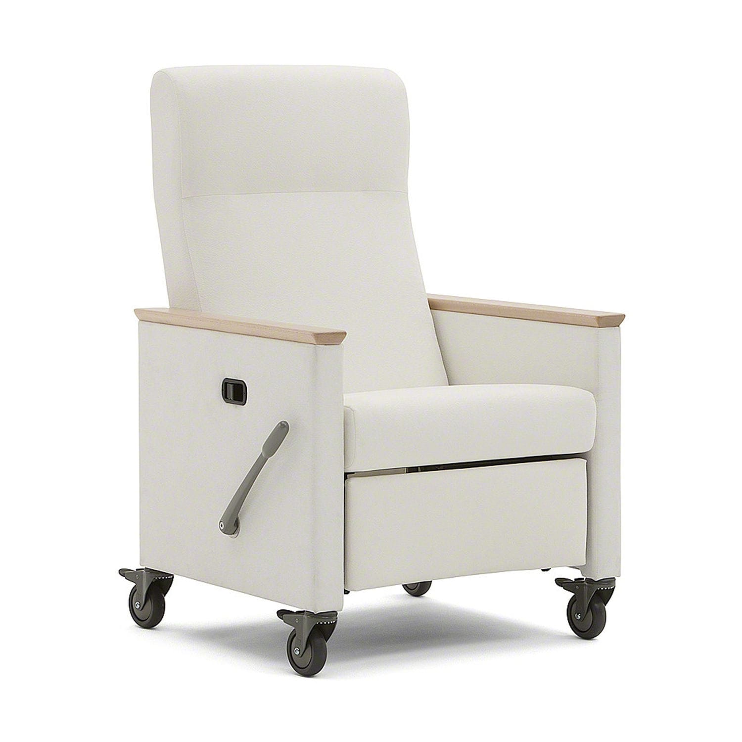 Reclining patient chair - Mineral - Nurture - Steelcase - on casters