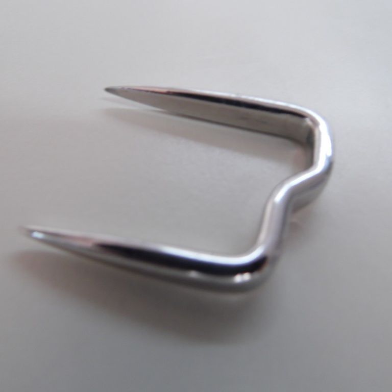 Anterior vertebral arthrodesis bone staple M0x series IMECO non