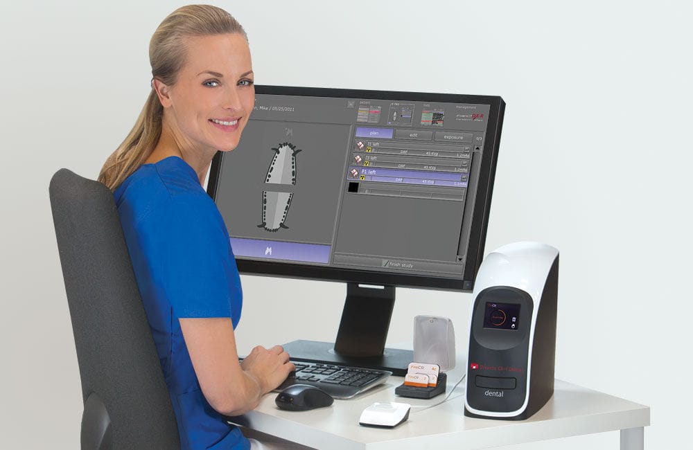 Veterinary dental radiography acquisition system Divario CRF Dental