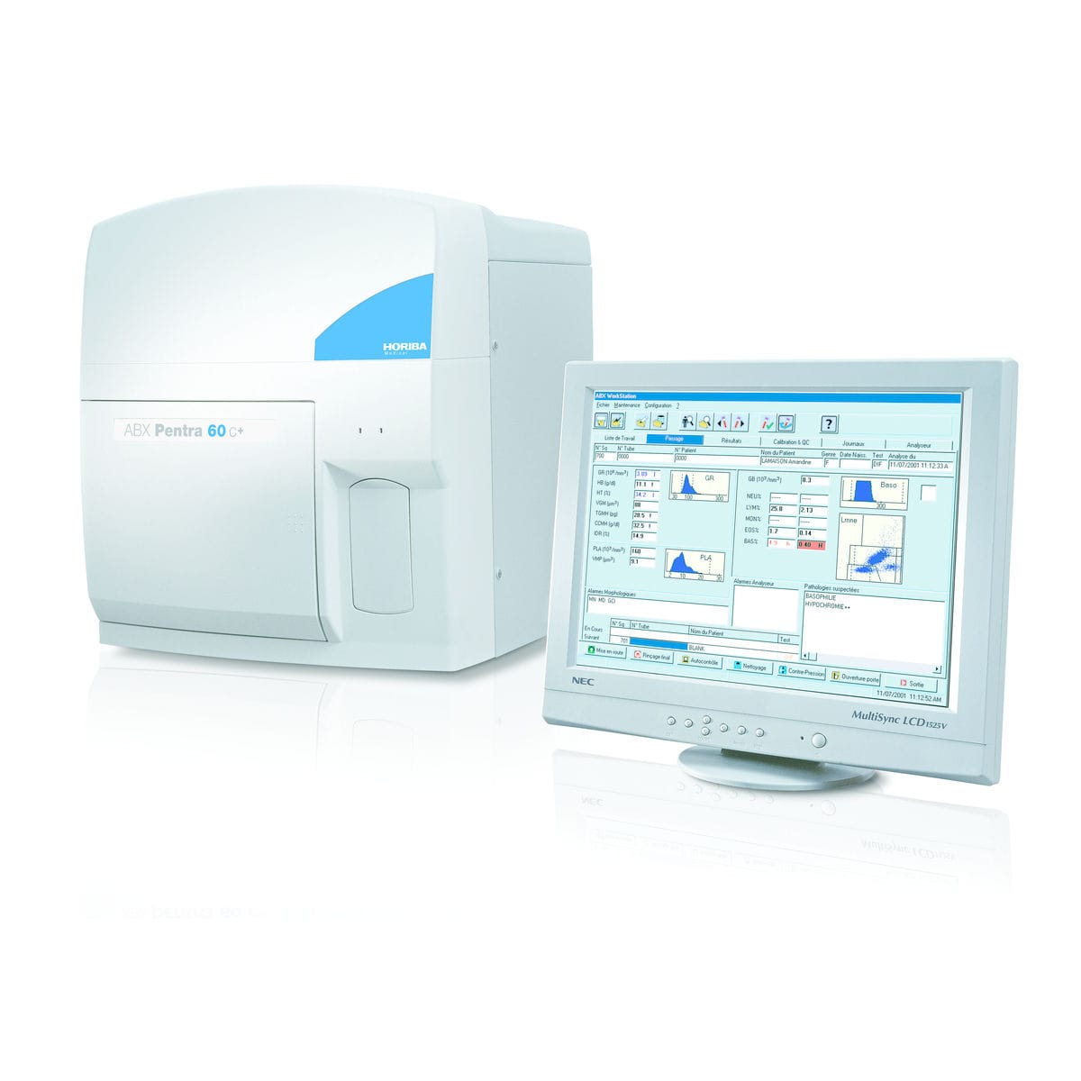 Automatic hematology analyzer ABX Pentra 60 C+ HORIBA Medical benchtop / 26parameter
