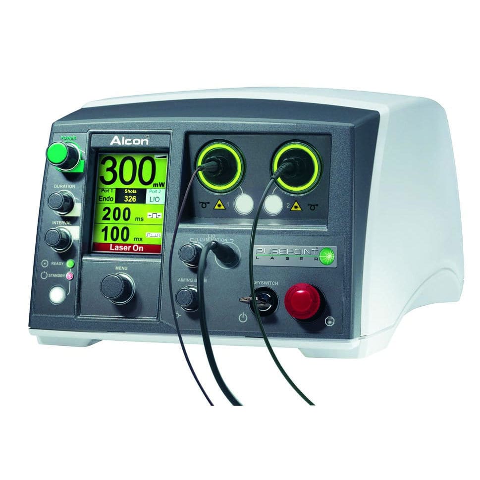 Retinal photocoagulation laser PUREPOINT® Alcon diode / tabletop