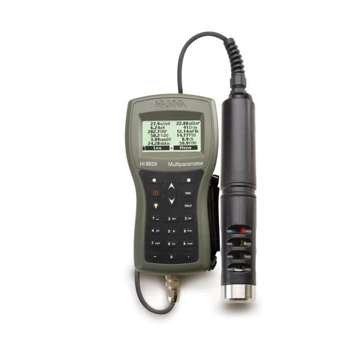 Laboratory multimeter - HI9829 - HANNA Instruments - portable / electronic