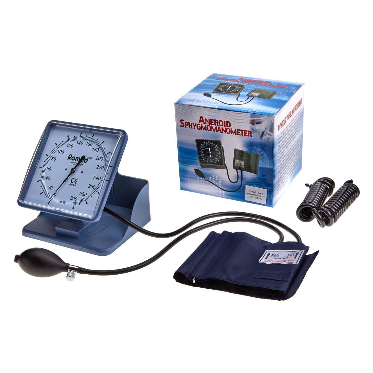 Aneroid sphygmomanometer CLOCKSPHYG Romed Holland desk / wallmounted