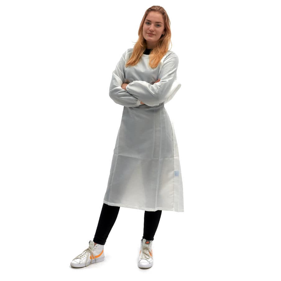 Unisex visitor gown - ISO-GOWN-M - Romed Holland - white