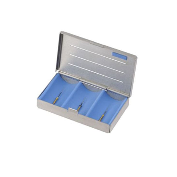 Dental instrument sterilization cassette DIVIDED NICHROMINOX