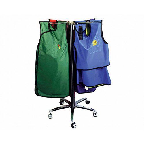 Mobile Xray apron rack R517W AADCO Medical