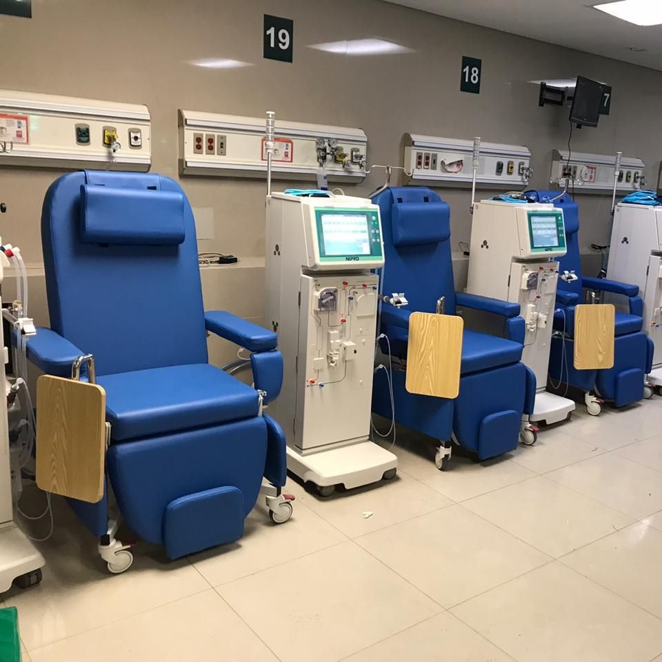 Manual hemodialysis chair PYYS Nanning Passion Medical Equipment