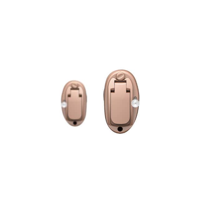 IIC hearing aid Alpha bernafon bluetooth® / brown / beige
