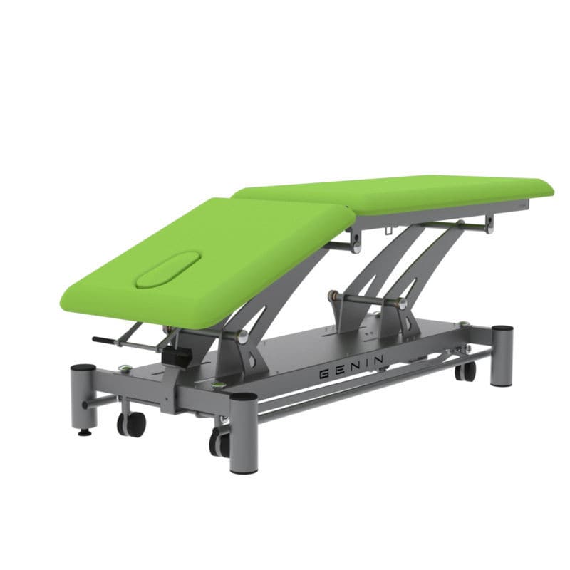 Hydraulic massage table FGT3172 Genin Techmed on casters / 2section