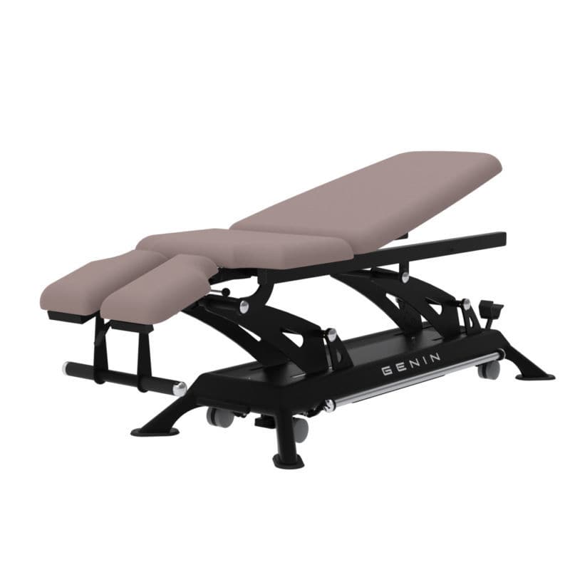 4section massage table FGS3287 Genin Techmed manual / on casters