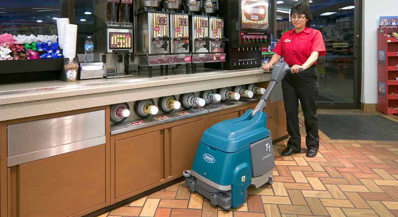 Walk Behind Scrubber Dryer T1b Tennant Videos